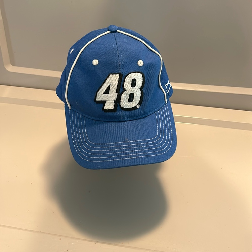 Jimmy Johnson Hendrick Motorsports #48 NASCAR Hat. Velcro Adjustable OSFM